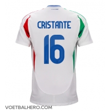 Italië Bryan Cristante #16 Uit tenue EK 2024 Korte Mouwen