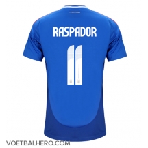 Italië Giacomo Raspadori #11 Thuis tenue EK 2024 Korte Mouwen