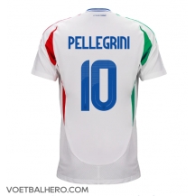 Italië Lorenzo Pellegrini #10 Uit tenue EK 2024 Korte Mouwen