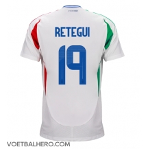 Italië Mateo Retegui #19 Uit tenue EK 2024 Korte Mouwen