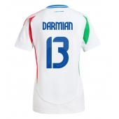 Italië Matteo Darmian #13 Uit tenue Dames EK 2024 Korte Mouwen