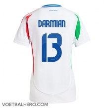 Italië Matteo Darmian #13 Uit tenue Dames EK 2024 Korte Mouwen