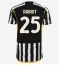 Juventus Adrien Rabiot #25 Thuis tenue Dames 2023-24 Korte Mouwen