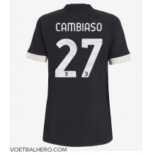 Juventus Andrea Cambiaso #27 Derde tenue Dames 2023-24 Korte Mouwen