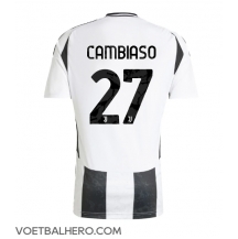 Juventus Andrea Cambiaso #27 Thuis tenue 2024-25 Korte Mouwen