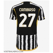 Juventus Andrea Cambiaso #27 Thuis tenue Dames 2023-24 Korte Mouwen