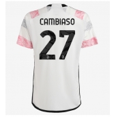 Juventus Andrea Cambiaso #27 Uit tenue 2023-24 Korte Mouwen