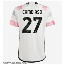 Juventus Andrea Cambiaso #27 Uit tenue 2023-24 Korte Mouwen