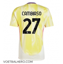 Juventus Andrea Cambiaso #27 Uit tenue 2024-25 Korte Mouwen