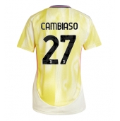 Juventus Andrea Cambiaso #27 Uit tenue Dames 2024-25 Korte Mouwen