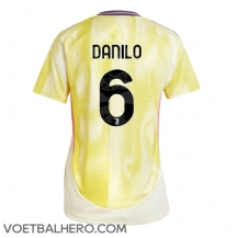 Juventus Danilo Luiz #6 Uit tenue Dames 2024-25 Korte Mouwen