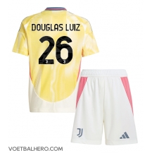 Juventus Douglas Luiz #26 Uit tenue Kids 2024-25 Korte Mouwen (+ broek)