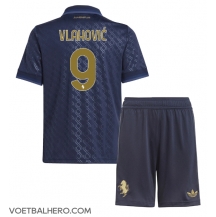 Juventus Dusan Vlahovic #9 Derde tenue Kids 2024-25 Korte Mouwen (+ broek)