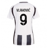 Juventus Dusan Vlahovic #9 Thuis tenue Dames 2024-25 Korte Mouwen