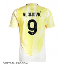 Juventus Dusan Vlahovic #9 Uit tenue 2024-25 Korte Mouwen