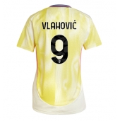 Juventus Dusan Vlahovic #9 Uit tenue Dames 2024-25 Korte Mouwen