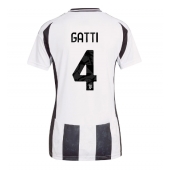 Juventus Federico Gatti #4 Thuis tenue Dames 2024-25 Korte Mouwen