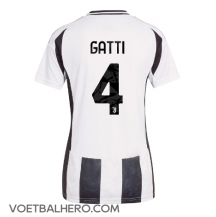 Juventus Federico Gatti #4 Thuis tenue Dames 2024-25 Korte Mouwen