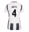 Juventus Federico Gatti #4 Thuis tenue Dames 2024-25 Korte Mouwen