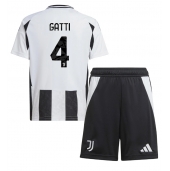 Juventus Federico Gatti #4 Thuis tenue Kids 2024-25 Korte Mouwen (+ broek)