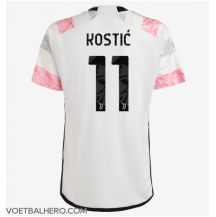 Juventus Filip Kostic #11 Uit tenue 2023-24 Korte Mouwen