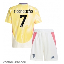 Juventus Francisco Conceicao #7 Uit tenue Kids 2024-25 Korte Mouwen (+ broek)