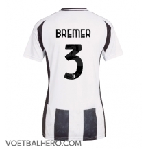 Juventus Gleison Bremer #3 Thuis tenue Dames 2024-25 Korte Mouwen