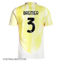 Juventus Gleison Bremer #3 Uit tenue 2024-25 Korte Mouwen