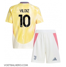 Juventus Kenan Yildiz #10 Uit tenue Kids 2024-25 Korte Mouwen (+ broek)