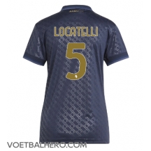 Juventus Manuel Locatelli #5 Derde tenue Dames 2024-25 Korte Mouwen