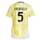 Juventus Manuel Locatelli #5 Uit tenue Dames 2024-25 Korte Mouwen