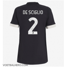 Juventus Mattia De Sciglio #2 Derde tenue Dames 2023-24 Korte Mouwen