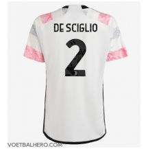 Juventus Mattia De Sciglio #2 Uit tenue 2023-24 Korte Mouwen