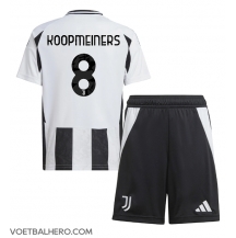 Juventus Teun Koopmeiners #8 Thuis tenue Kids 2024-25 Korte Mouwen (+ broek)