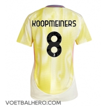 Juventus Teun Koopmeiners #8 Uit tenue Dames 2024-25 Korte Mouwen