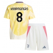 Juventus Teun Koopmeiners #8 Uit tenue Kids 2024-25 Korte Mouwen (+ broek)