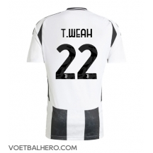 Juventus Timothy Weah #22 Thuis tenue 2024-25 Korte Mouwen