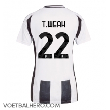 Juventus Timothy Weah #22 Thuis tenue Dames 2024-25 Korte Mouwen