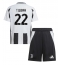 Juventus Timothy Weah #22 Thuis tenue Kids 2024-25 Korte Mouwen (+ broek)