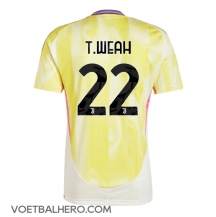 Juventus Timothy Weah #22 Uit tenue 2024-25 Korte Mouwen