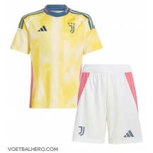 Juventus Uit tenue Kids 2024-25 Korte Mouwen (+ broek)