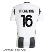 Juventus Weston McKennie #16 Thuis tenue 2024-25 Korte Mouwen