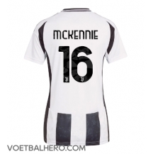 Juventus Weston McKennie #16 Thuis tenue Dames 2024-25 Korte Mouwen