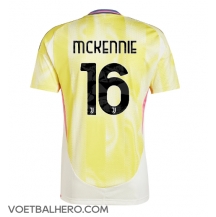 Juventus Weston McKennie #16 Uit tenue 2024-25 Korte Mouwen