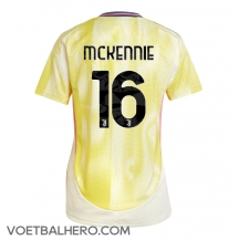 Juventus Weston McKennie #16 Uit tenue Dames 2024-25 Korte Mouwen