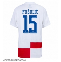 Kroatië Mario Pasalic #15 Thuis tenue EK 2024 Korte Mouwen