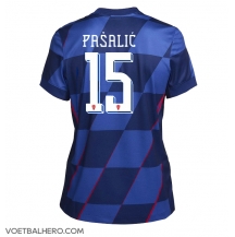 Kroatië Mario Pasalic #15 Uit tenue Dames EK 2024 Korte Mouwen