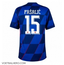 Kroatië Mario Pasalic #15 Uit tenue EK 2024 Korte Mouwen