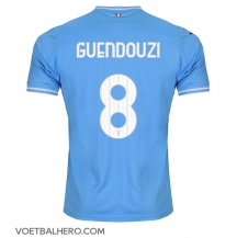 Lazio Matteo Guendouzi #8 Thuis tenue 2023-24 Korte Mouwen