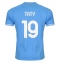 Lazio Taty Castellanos #19 Thuis tenue 2023-24 Korte Mouwen